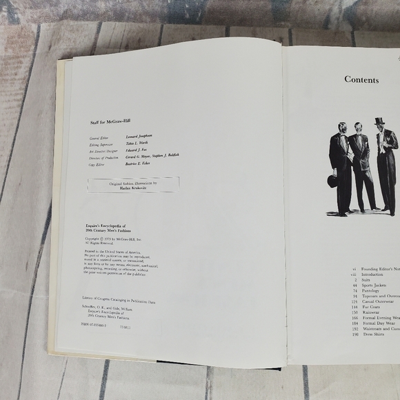 Esquire's Encyclopedia of 20th Century Men's Fashion Hardcover 1973 McGraw-Hill - Picture 5 of 16